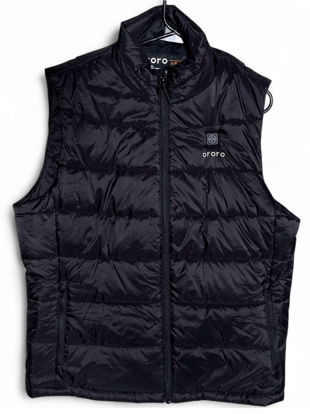 Ororo Men's Black Quilted Insulated Vest